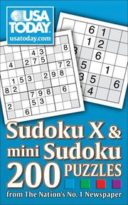 Cover of: USA Today Sudoku X and Mini Sudoku: 200 Puzzles from the Nation's No. 1 Newspaper