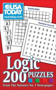 Cover of: USA Today Logic Puzzles: 200 Puzzles from the Nation's No. 1 Newspaper