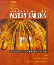 Cover of: Sources of the Western Tradition by Marvin Perry, Joseph R. Peden, Theodore H. Von Laue