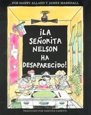 Cover of: ¡La señorita Nelson ha desaparecido!