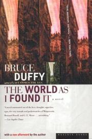 Cover of: The World As I Found It