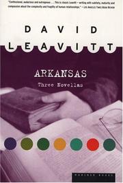 Cover of: Arkansas by David Leavitt