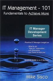 Cover of: IT Management - 101 by Mike Sisco, ITBMC Founder