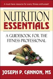 Cover of: Nutrition Essentials by Joseph P. Cannon