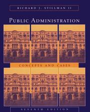 Cover of: Public Administration: Concepts and Cases