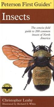 Cover of: Peterson First Guide to Insects of North America