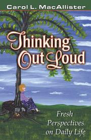 Cover of: Thinking Out Loud: Fresh Perspectives On Daily Life
