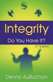 Cover of: Integrity: Do You Have It?