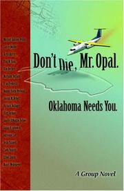 Cover of: Don't Die Mr. Opal: Oklahoma Needs You