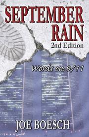 Cover of: September Rain | Joe Boesch