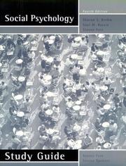 Cover of: Social Psychology: Study Guide