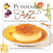 Cover of: Puddings A to Z by Marie Simmons, Marie Simmons