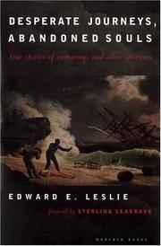 Cover of: Desperate Journeys, Abandoned Souls by Edward E. Leslie