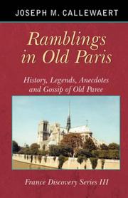 Cover of: Ramblings in Old Paris