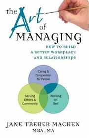 Cover of: The Art of Managing by Jane, Treber Macken