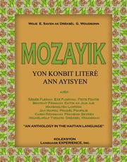 Cover of: Mozayik, Yon Konbit Litere Ann Ayisyen: An Anthology in the Haitian Language