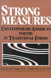 Cover of: Strong Measures by Philip Dacey, David Jauss