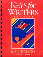 Cover of: Keys for writers by Ann Raimes