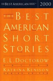 Cover of: The Best American Short Stories 2000 (The Best American Series) by 