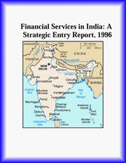 Cover of: Financial Services in India: A Strategic Entry Report, 1996 (Strategic Planning Series)