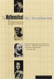 Cover of: The Mathematical Experience by Philip J. Davis, Reuben Hersh