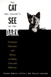 Cover of: The Cat Who Couldn't See in the Dark by S. Howard Padwee, Valerie Moolman, Howard Padwee