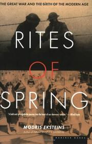 Cover of: Rites of Spring  | Modris Eksteins