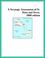 Cover of: A Strategic Assessment of St. Kitts and Nevis, 2000 edition (Strategic Planning Series)