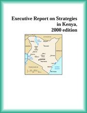 Cover of: Executive Report on Strategies in Kenya, 2000 edition (Strategic Planning Series)