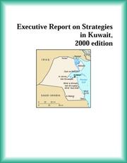 Cover of: Executive Report on Strategies in Kuwait, 2000 edition (Strategic Planning Series)
