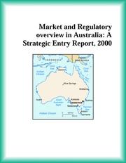 Cover of: Market and Regulatory overview in Australia | Healthcare Research Group