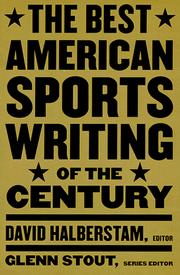 Cover of: The best American sports writing of the century