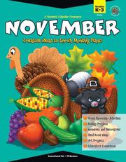 Cover of: A Teacher's Calendar Companion, November: Creative Ideas to Enrich Monthly Plans!