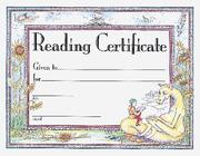 Cover of: Reading Award Certificate | 