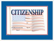 Cover of: Citizenship Award Certificate by 