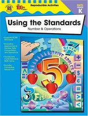 Cover of: Using the Standards--Number and Operations, Grade K
