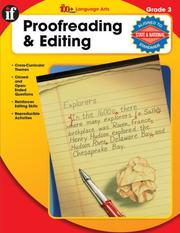 Cover of: The 100+ Series Proofreading & Editing, Grade 3 (100+)