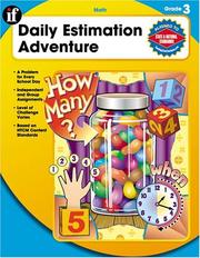 Cover of: Daily Estimation Adventure, Grade 3