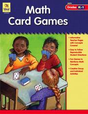 Cover of: Math Card Games, Grades K-1 (Ideal Math Card Games)