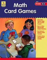 Cover of: Math Card Games, Grades 2-3 (Ideal Math Card Games)