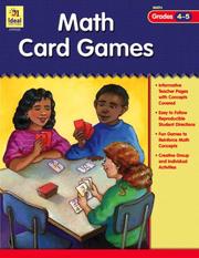Cover of: Math Card Games, Grades 4-5 (Ideal Math Card Games)