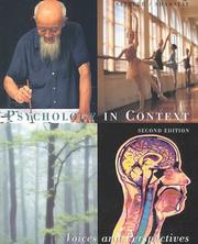 Cover of: Psychology in context: voices and perspectives