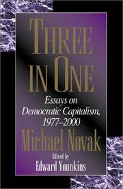 Cover of: Three in One: Essays on Democratic Capitalism, 1976-2000