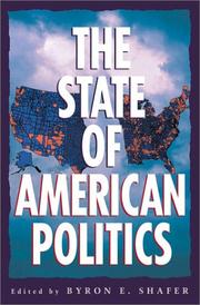 Cover of: The State of American Politics
