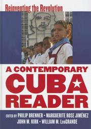 A Contemporary Cuba Reader by Brenner Phillip