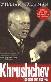 Cover of: Khrushchev by William Taubman, William Taubman