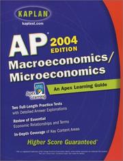 Cover of: AP Macroeconomics/Microeconomics | Apex Learning