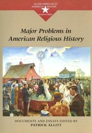 Cover of: Major Problems in American Religious History: Documents and Essays (Major Problems in American History Series)