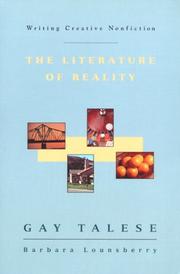 Cover of: Writing Creative Nonfiction by Gay Talese, Barbara Lounsberry