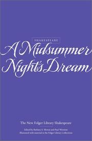 Cover of: A Midsummer Night's Dream by William Shakespeare, Paul Werstine